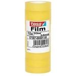 tesa Film standard, transparent, 15 mm x 33 m Klebefilm aus PP-Folie, gute Klebkraft, leicht abrollbar (57387-00001-00)