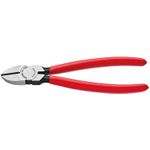 Knipex 70 01 180. Typ: Seitenschneider, Material: Chrom-Vanadium-Stahl, Materiallgriff: Kunststoff. Länge: 18 cm, Gewicht: 200 g (70 01 180)