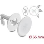 Delock Silikon Kabeldurchführung rund Ø 65 mm zur Wandmontage / Tischmontage weiß (91385)