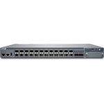 Juniper 24x10GbaseX switch with 2x100G uplink ports. MACsec AES256. Airflow into PSU. Optional module-4x10G or 4x25G (EX4400-24X-AFI)