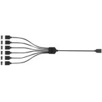 EK Water Blocks EK-D-RGB 6-Fach D-RGB Splitterkabel RGB-Splitterkabel Schwarz (3831109821879)