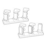 Zebra Universal Cradle - Ladestation für Barcode-Scanner 3 Ausgangsstecker (CRDUNIV-RFD8500-1R)