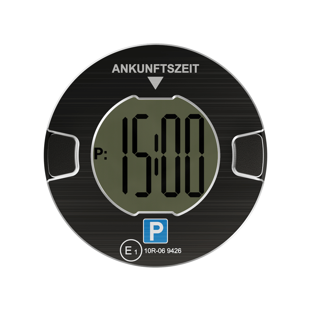 ooono Park Elektronische Parkscheibe Schwarz