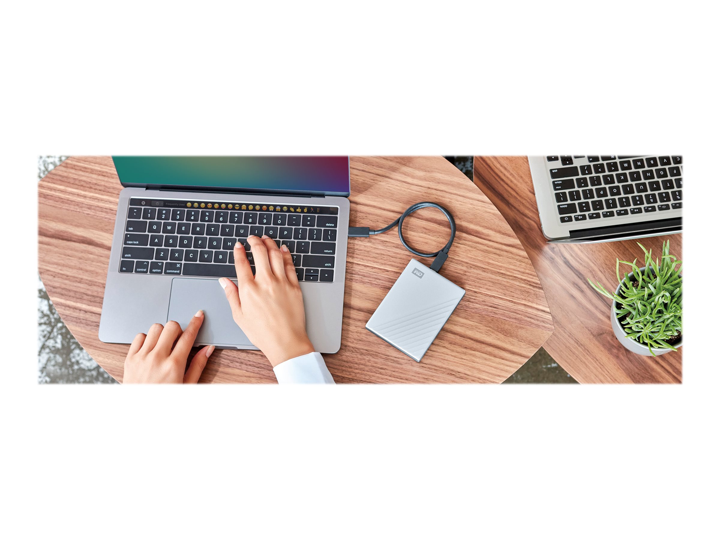 WD My Passport Ultra for Mac Externe Festplatte 4 TB USB-C Silber