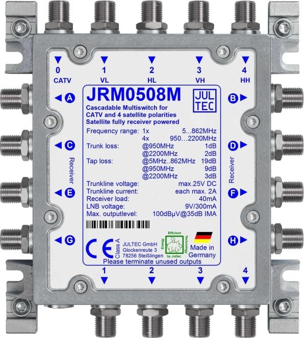 Jultec JRM0508M Multischalter 5/8 (JRM0508M) (geöffnet)