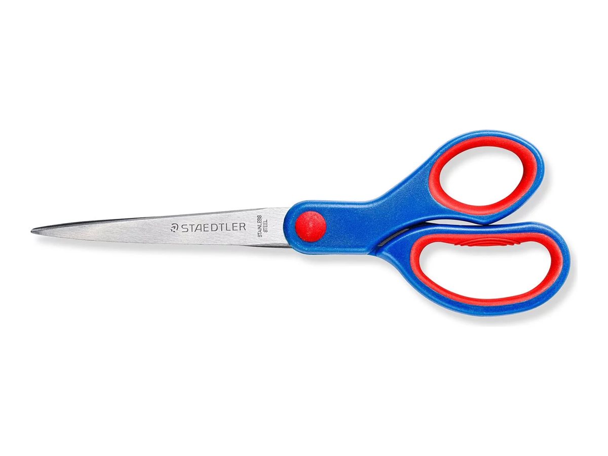 STAEDTLER Noris 965 210 mm Schere Für Rechtshänder Blau, Rot, Silber