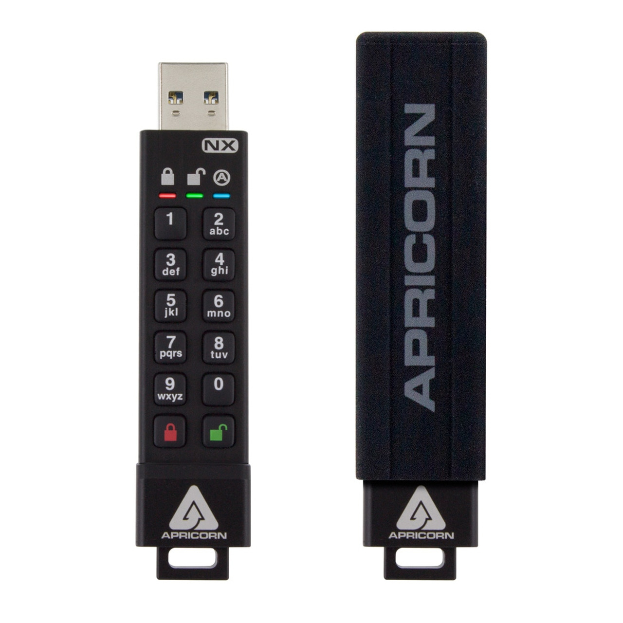 Apricorn Aegis Secure Key 3NX 8 GB USB-Flash-Laufwerk Schwarz