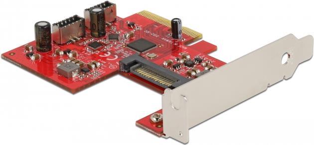 Delock USB-Adapter PCIe 3.0 x4 USB 3,2 Gen 2 intern x 2 90058