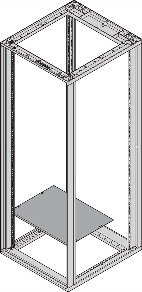 SCHROFF BOD.BLECH 553B 800T RAL7021 (27230190)