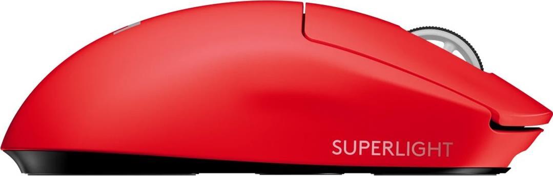 Logitech G PRO X SUPERLIGHT Kabellose Gaming-Maus Rot