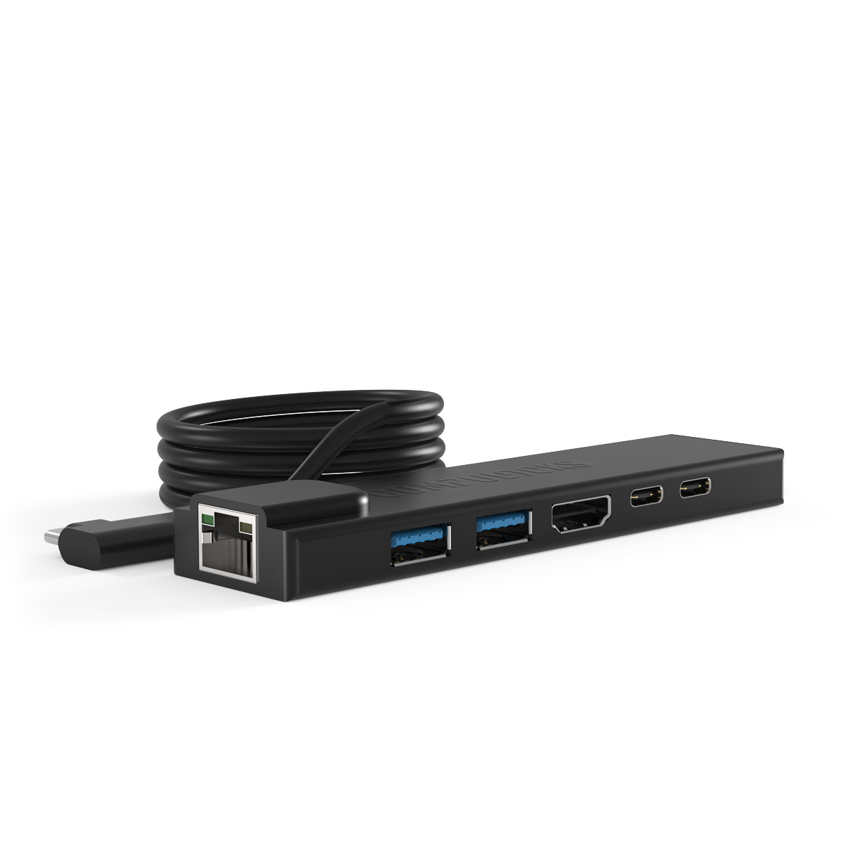 Compulocks HUB01 USB-C Dockingstation mit 1 m Kabel Schwarz