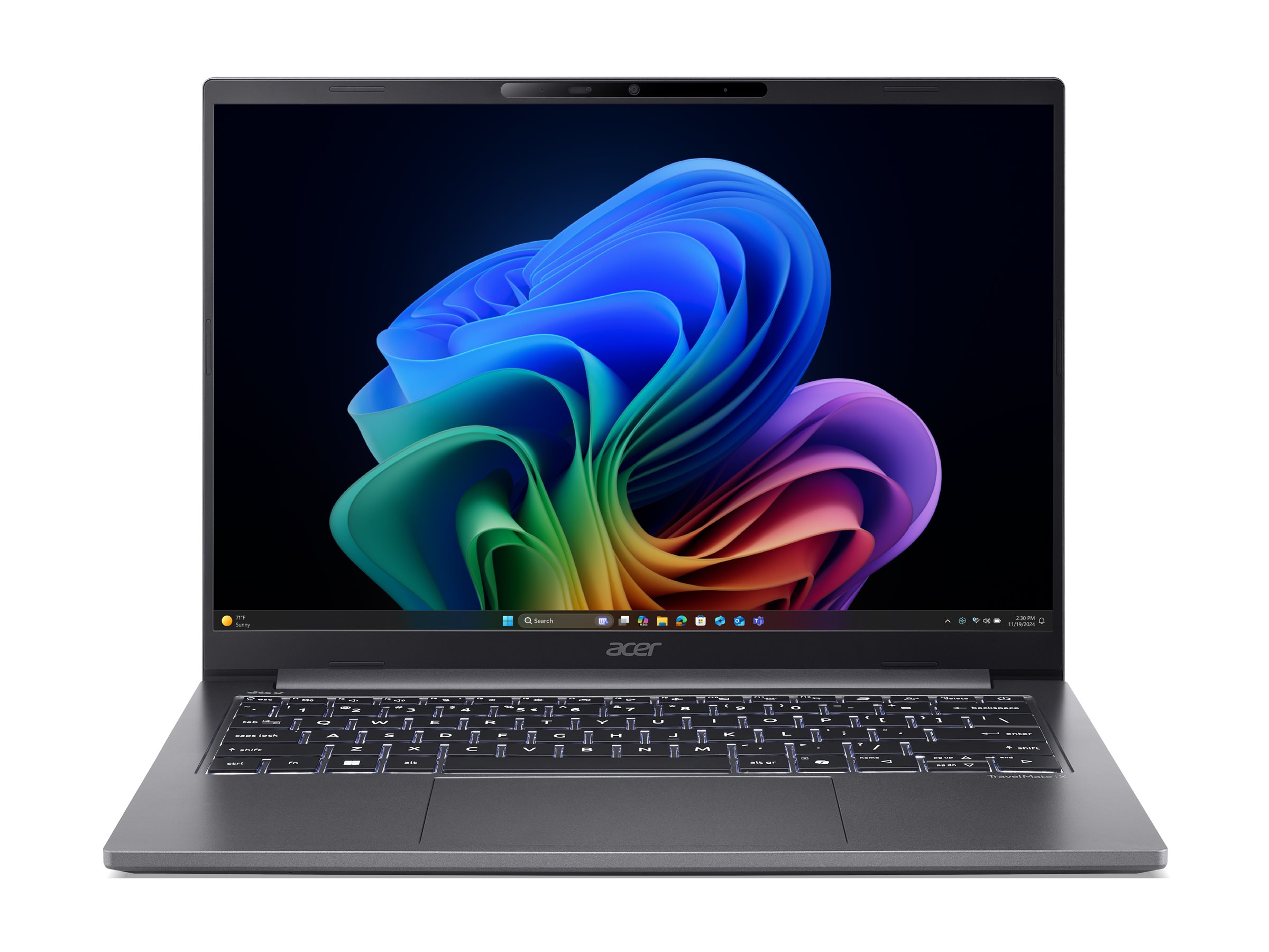 Acer TravelMate X4 14 AI TMX414-51-TCO 14" Intel Core Ultra 7 258V 32 GB RAM 1 TB SSD Stahlgrau