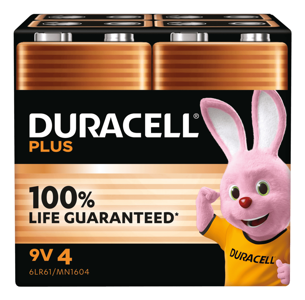 Duracell Plus Power 9 V 9V-Block Einwegbatterie Schwarz, Kupfer