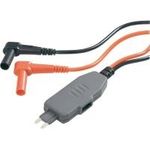 Voltcraft Messadapter [ Stecker-Mini-Flachsicherung - Lamellenstecker 4 mm] MS-4S Schwarz/Rot