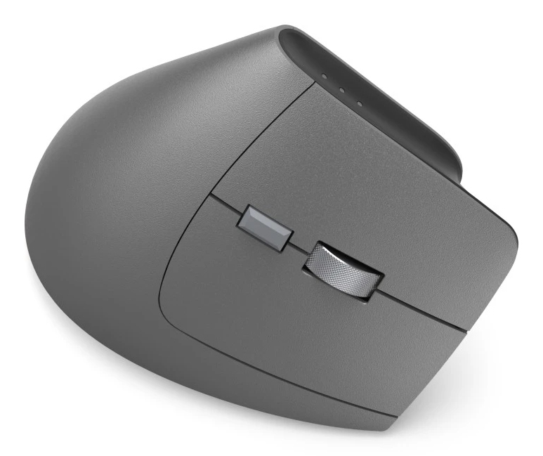 Hama EWM-700R Ergonomische Vertikalmaus Multi-Device Kabellos Optisch 2400 DPI Anthrazit