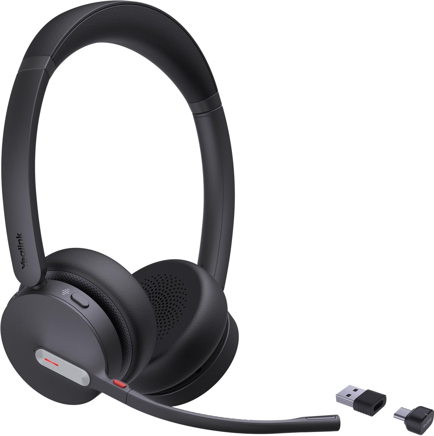 Yealink BH70 Dual On-Ear Bluetooth Headset Schwarz
