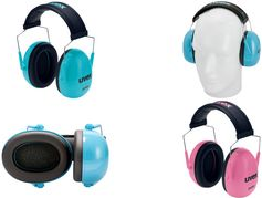 uvex Kapsel-Gehörschutz K Junior, pink / schwarz Material: Kapseln ABS/ Kopfband EVA, PVC/ Aufhängung Stahl/ - 1 Stück (2600013)
