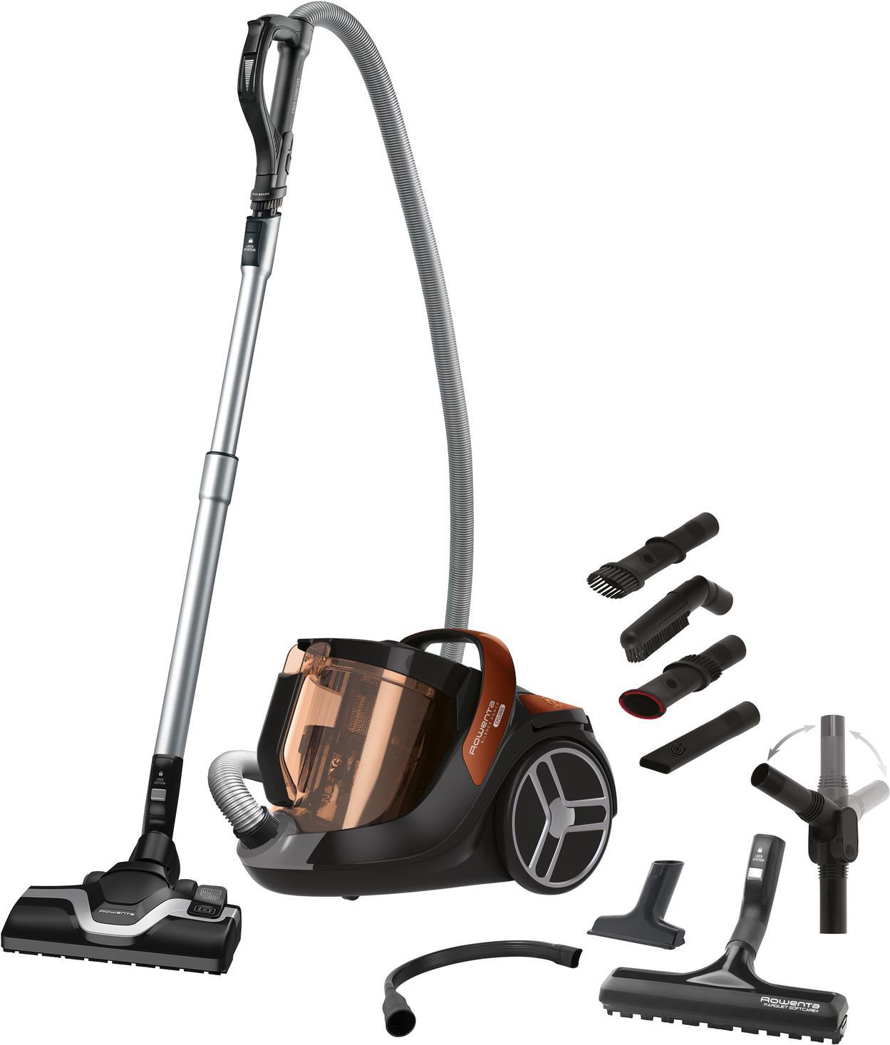 Rowenta Silence Force RO727 2,5 l Zylinder-Vakuum Trocken 550 W Beutellos (RO7274)