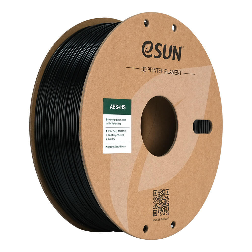eSUN eABS+HS 1,75 mm 1 kg Schwarz