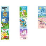 HERMA Stickeralbum "Einhorn Best Friends", DIN A5 16 Seiten, beschichtetes Spezialpapier, Sticker imm wieder - 1 Stück (15425)