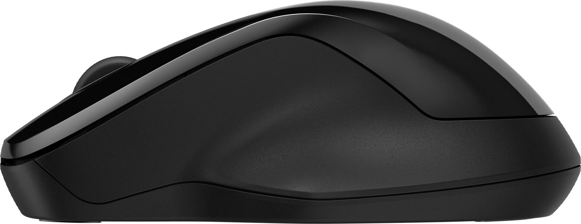 HP 250 Dual Mode Wireless Maus Bluetooth 5.0 3 Tasten Schwarz