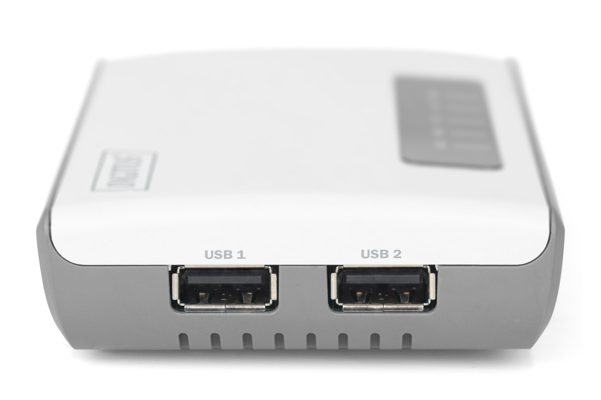 Digitus 2-Port USB 2.0 Wireless Multifunktions-Netzwerkserver 300 Mbps Weiß
