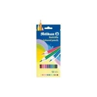 Pelikan Buntstifte Standard BS12LN, 12er Kartonetui farbig lackiert, Länge: 175 mm, Minenstärke: 3.0 mm (724005)
