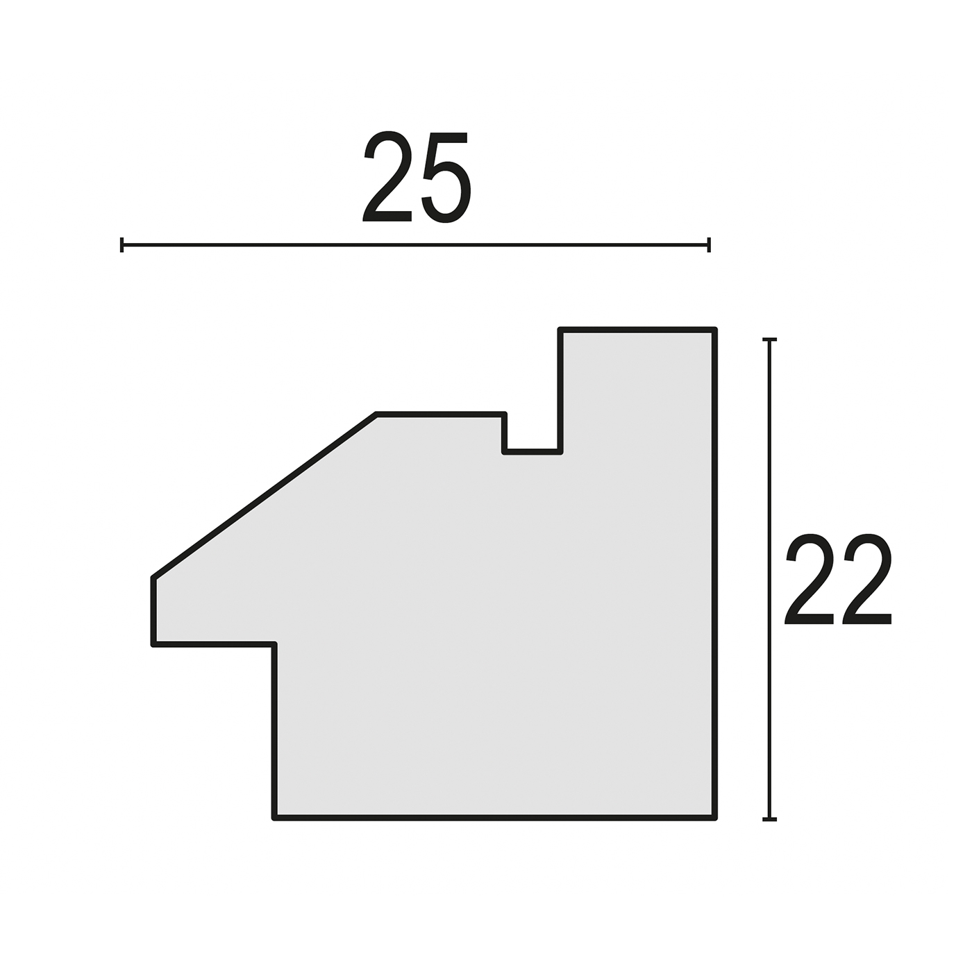 Zep BG657C Bologna cream 13x18 Holz Bilderrahmen Weiß