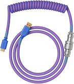 Glorious PC Gaming Race GMMK Coiled Cable Nebula Spiralkabel USB-C/USB-A - lila/silber (GLO-KB-ACC-CBL-COIL-NEB)