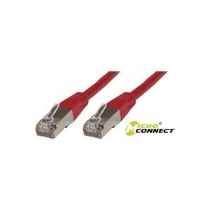 Microconnect STP60025R 0.25m Cat6 F/UTP (FTP) Rot Netzwerkkabel (STP60025R)