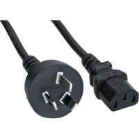 InLine Netzkabel Netzstecker China - IEC/Stecker 1,8 m schwarz (16652F)