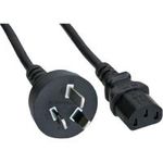 InLine Netzkabel Netzstecker China - IEC/Stecker 1,8 m schwarz (16652F)