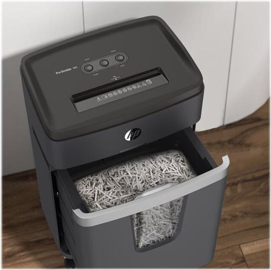 HP Pro Shredder 18CC Aktenvernichter Querschnitt 18 Blätter P-4 Schwarz