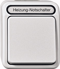 MERTEN Heizungs-Notsch.Aus 2p MEG3449-8029 m.Kontrolllicht lichtgrau AQUASTAR MEG34 MEG3449-8029 (MEG3449-8029)