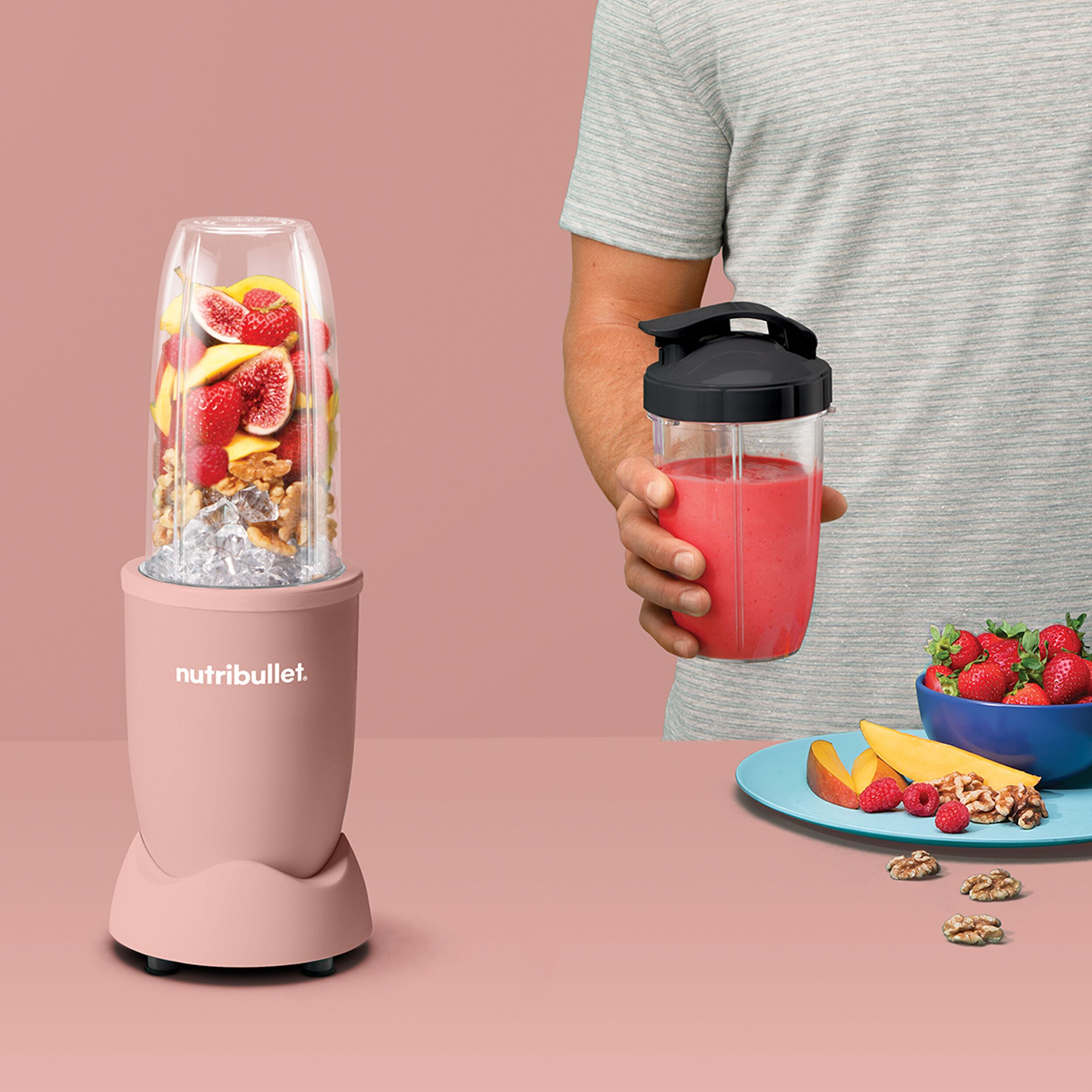 NutriBullet Pro NB907MACL Standmixer 0.9 l 900 W Rosa
