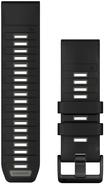 Garmin QuickFit-Armband 26 mm Silikon Schwarz/Kieselgrau (010-13393-00)