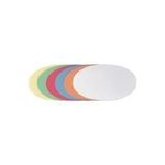 FRANKEN Moderationskarte, Oval, 190 x 110 mm, hellgrün 100% Altpapier, 130 g/qm (UMZ 1119 19)