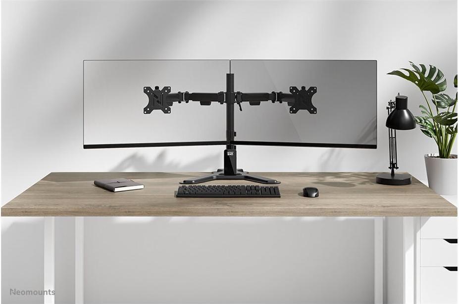 Neomounts DS45-600BL2 Monitorständer für 2 Bildschirme 10-32" bis 6 kg VESA Schwarz