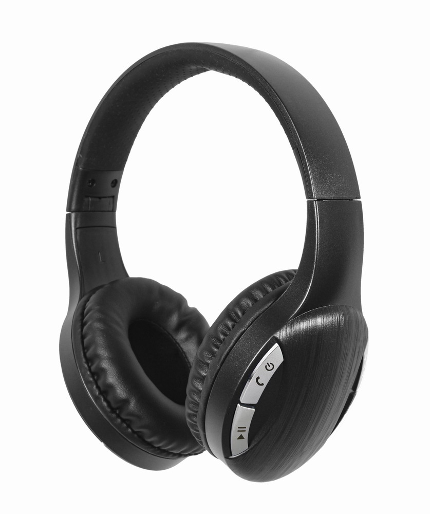 Gembird GMB Audio BTHS-01-BK Bluetooth Kopfhörer mit Mikrofon, ohrumschließend, Schwarz