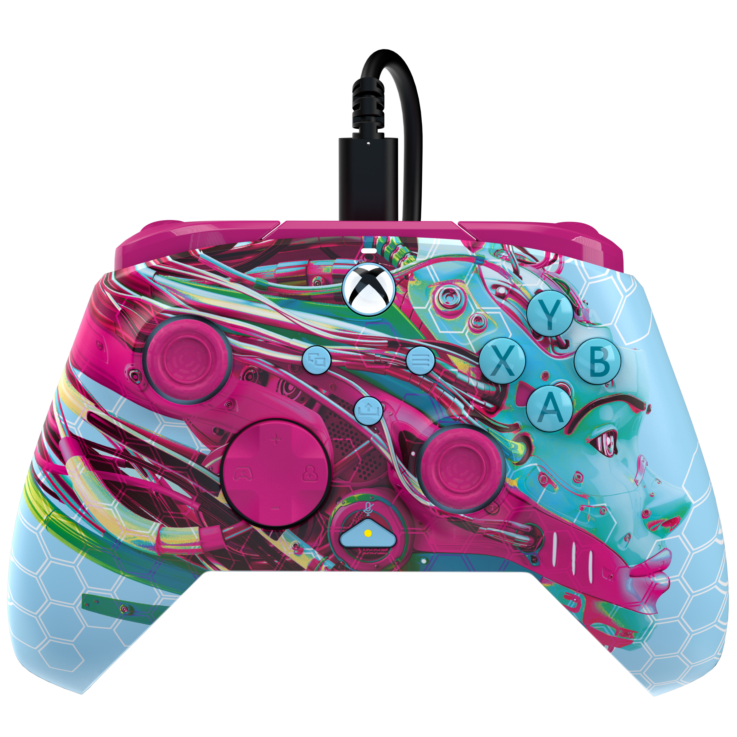 PDP REMATCH GLOW Advanced Kabelgebundener Controller USB Typ-C Blau/Pink
