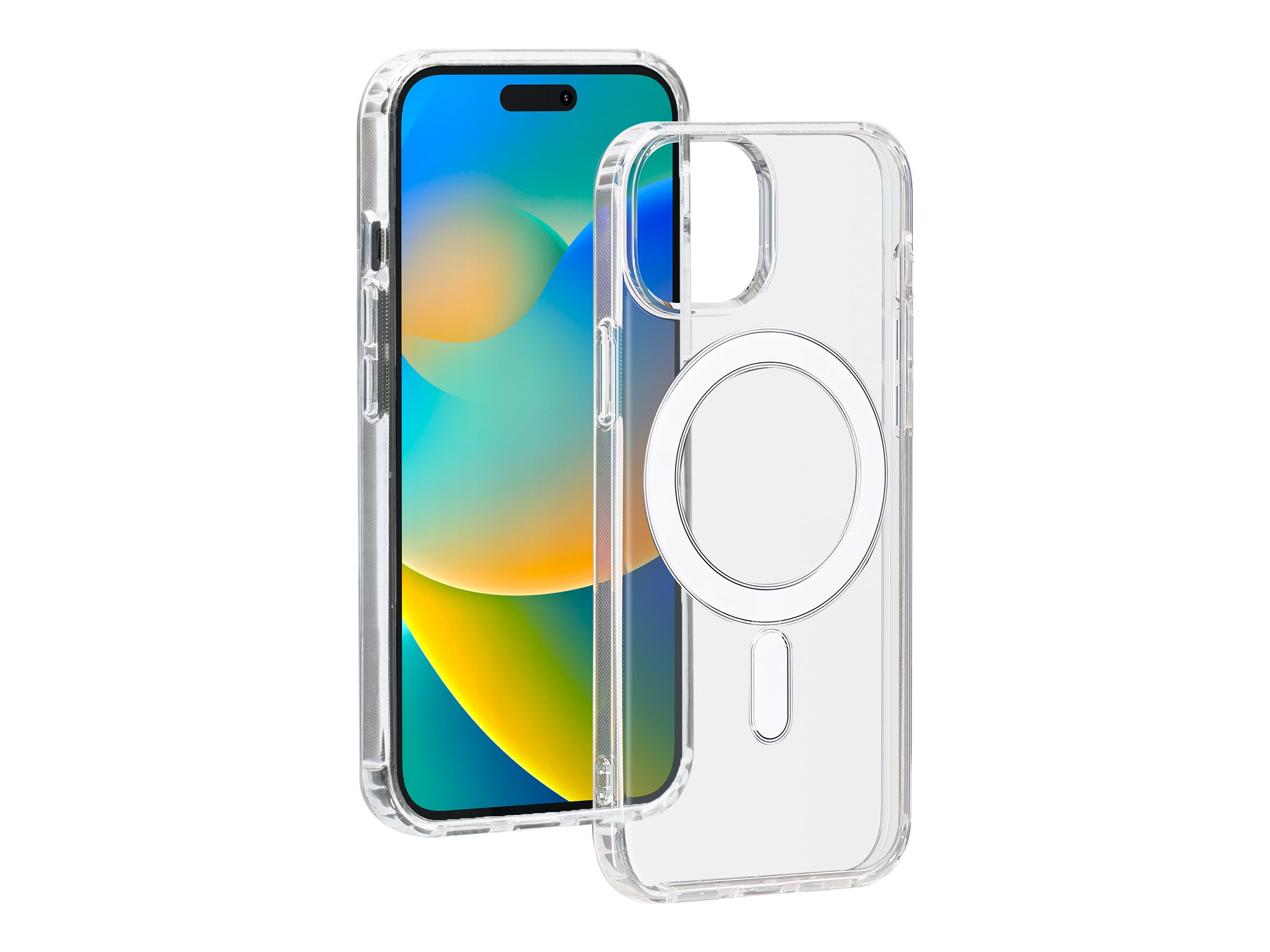 Bigben Connected Hybrid - Hintere Abdeckung für Apple iPhone 15 6.1" Transparent