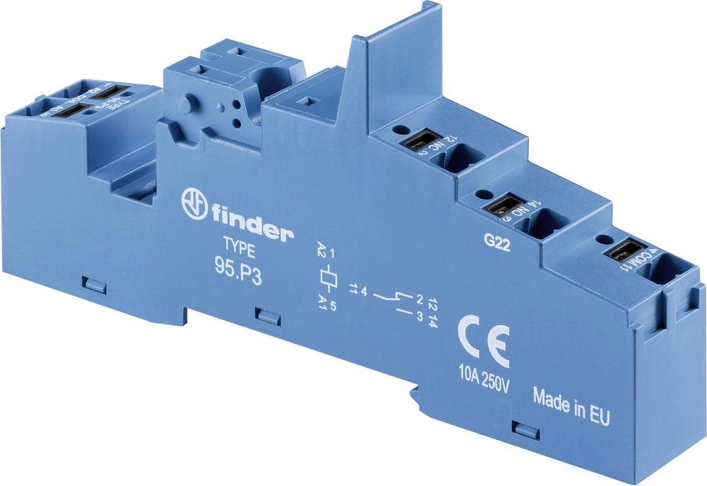 Finder Relaissockel 1 St. 95.P3 Serie 40, Serie 99, Serie 86 40.31, 99.02, 86 (95.P3)