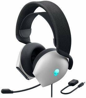 Dell Alienware Kabelgebundenes Gaming-Headset AW520H Over-Ear, mit Mikrofon, Mondlicht, Geräuschunterdrückung (545-BBFJ)