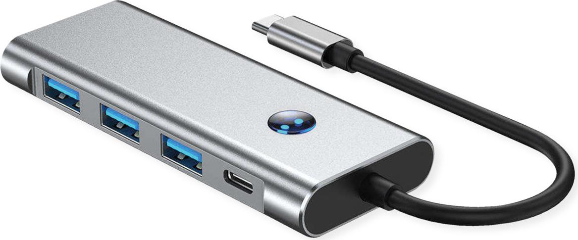 VALUE USB C Dockingstation 7-in-1, 4K60 1xHDMI, 3xUSB-A, 1xSD/microSD, 1xC PD (12.99.1144)