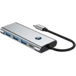 VALUE USB C Dockingstation 7-in-1, 4K60 1xHDMI, 3xUSB-A, 1xSD/microSD, 1xC PD (12.99.1144)