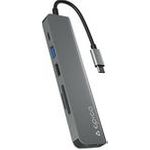 Epico Resolve Aluminium Hub 6in1 8K grey (9915112100080)