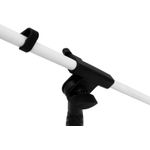 OMNITRONIC Mikrofonstativ MS-1W mit Galgen weiß (60005835)