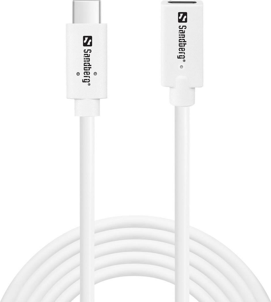 SANDBERG USB-Kabel - 24 pin USB-C (M) zu 24 pin USB-C (W) (136-55)