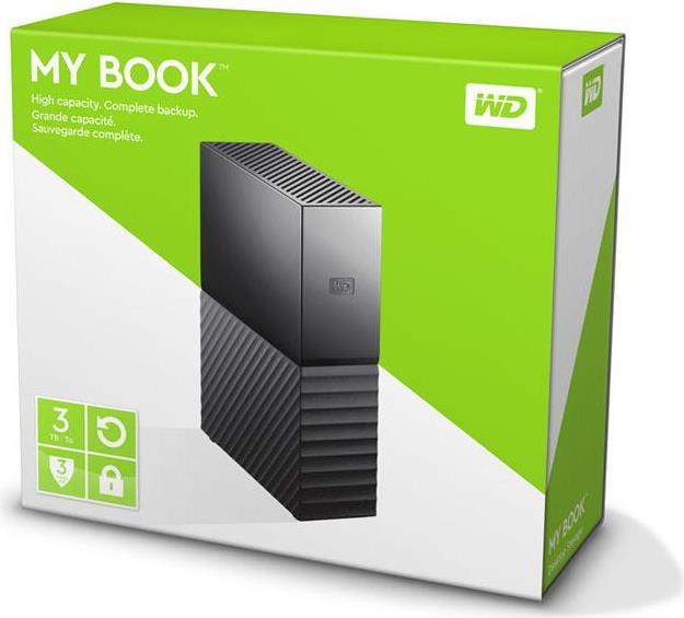 WD My Book WDBBGB0030HBK 3 TB 3.5" USB 3.0 Schwarz