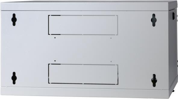 EFB-Elektronik 48,30cm (19") Wandgehäuse 18HE, fest, 1-teilig, RAL7035, Tiefe 600 mm Hersteller: EFB Elektronik (691718VGR.60)